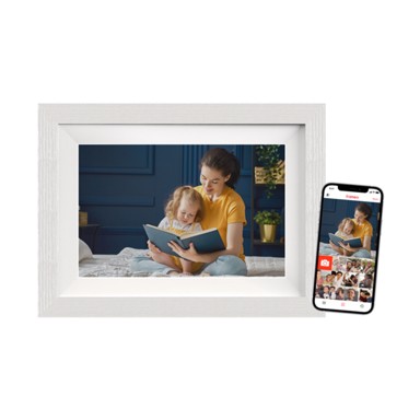 BRAUN Digitalni okvir za slike DigiFrame 10W WiFi, bijeli, 25.7cm (10.1")